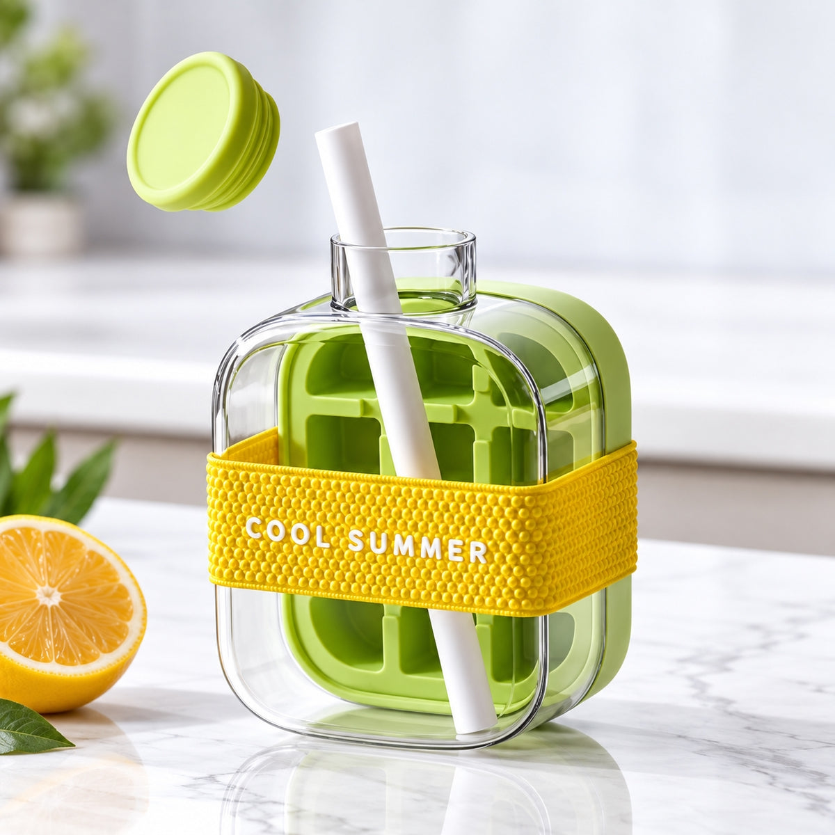 ChillPop ice maker cup available in green 