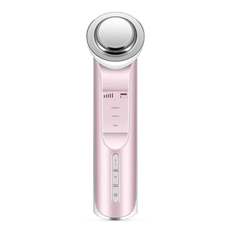 pink LumiTouch facial care devices with cleansing warming and massage features
