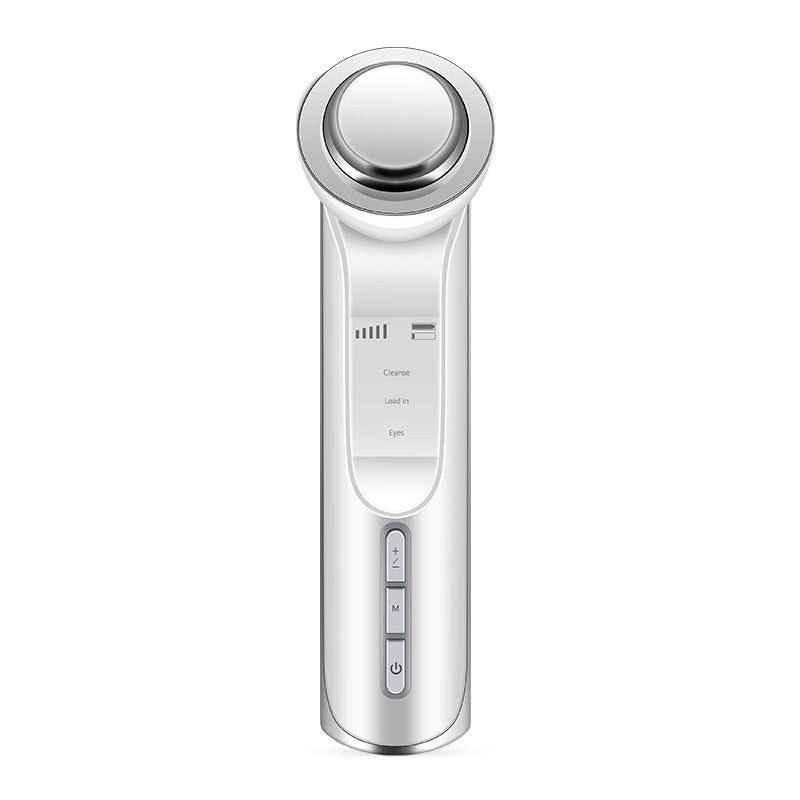 White LumiTouch facial care devices with cleansing warming and massage features