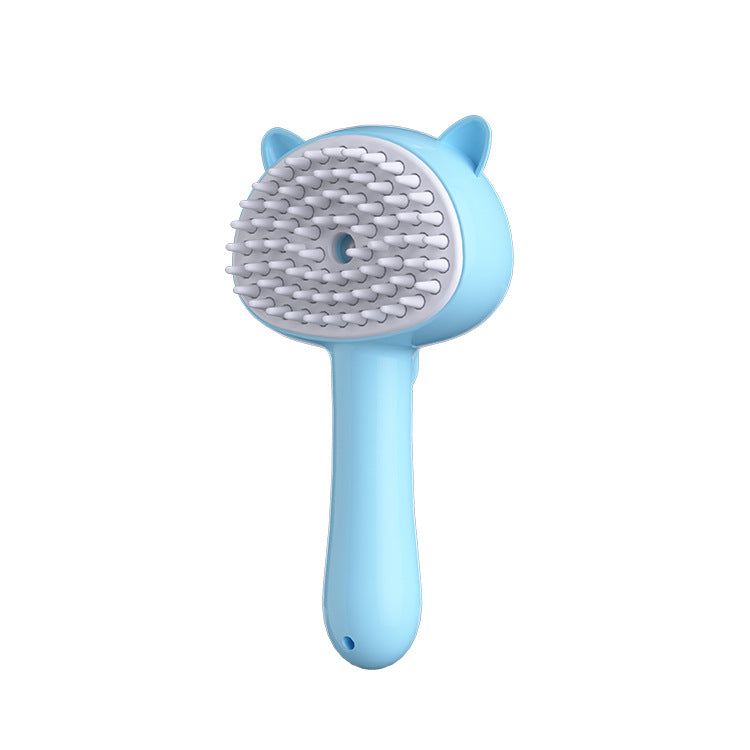 MistyPaw pet grooming brush with mist and one-click hair release