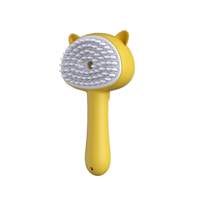 MistyPaw pet grooming brush with mist and one-click hair release