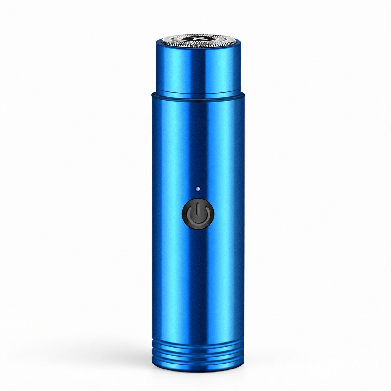 Blue TrimPod mini rechargeable electric shaver